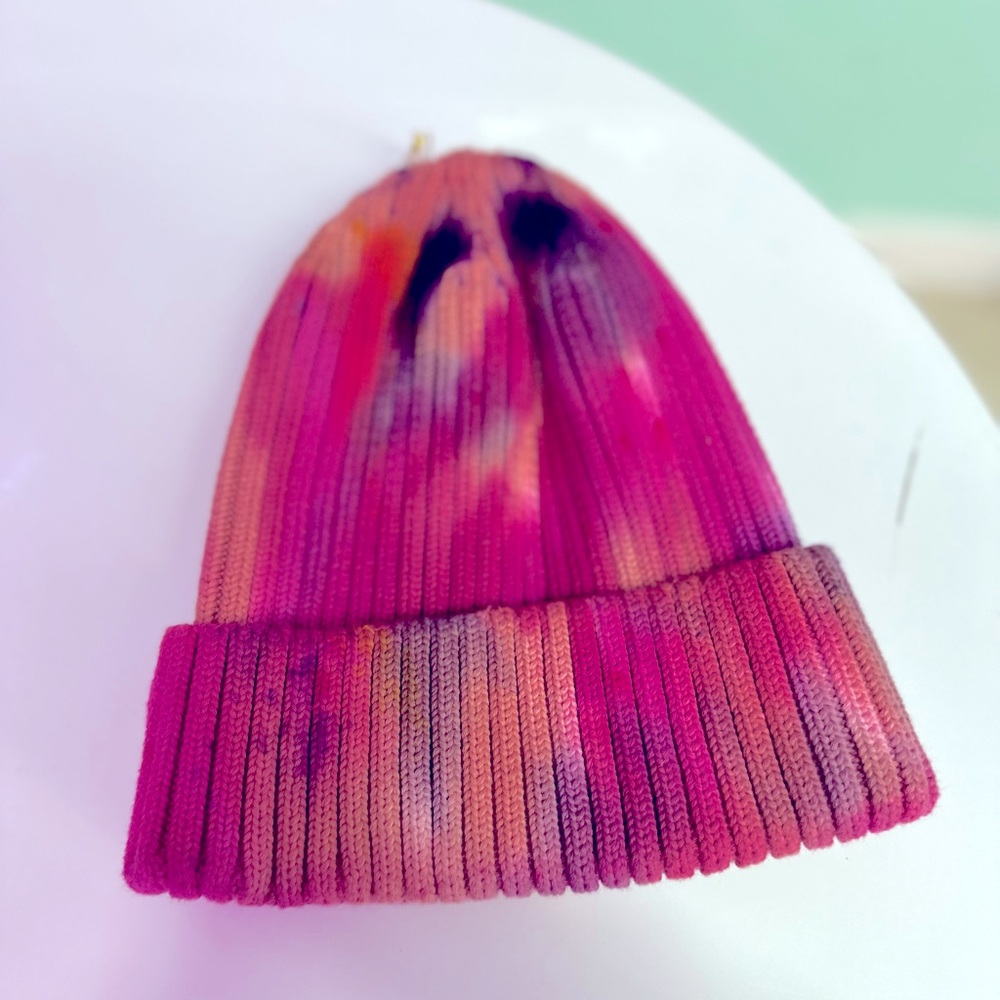 Hand Dyed Beanies.
